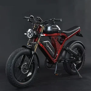 20Inch Fat Tire Ebike Aluminum Alloy Frame 52V1500W 55Ah 55km/h Electric Bicycle Lithium Battery Motorcycle for Adults
