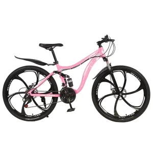21 24 27 30 Speeds Women’s Mountain Bike Steel Frame Comfortable Saddle 26 27.5 29 Inches Wheel Sizes