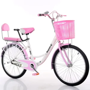 22 24 26 Inch Men’s and Women’s Adult Student Bicycle High Carbon Steel City Bike