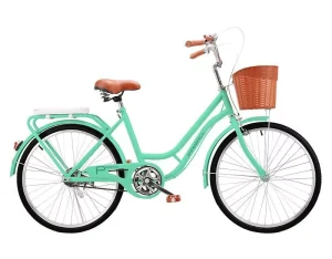 22/24-inch Aluminum Frame Disc Lightweight Adult Single-Speed Minimalist Commuter City Bike Daily Urban Ride All-Purpose Use