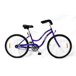 Black 24-Inch Sport Beach Cruiser Lowrider Bicycle Adult Men’s Bike