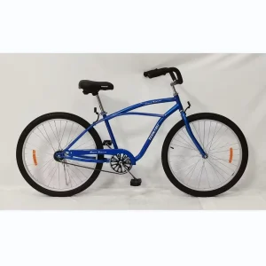 24-Inch Beach Bike, 24-Inch Carbon-Fiber Electric City Custom Single-Speed Stretch Beach Cruiser Bicycle