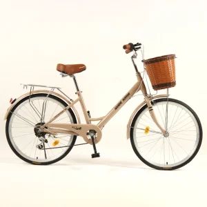 24/26 Inch High Carbon Steel Single Speed City Bicycle for Daily Commute and City Use