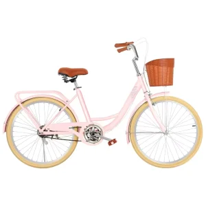 24-26 Inch Women’s Commuting Bicycle and Adult Bicycle with Steel Fork