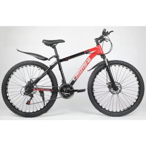 24/26 inch Mountain Bike with Dual Disc Brakes and High Carbon Steel Frame for Teens Men Women Adults Students