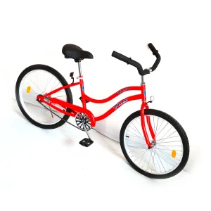 Fashionable Single-Speed Carbon Steel 24-Inch Beach Cruiser Youth Bicycle