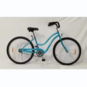 24-Inch Carbon Fiber Beach Cruiser City Custom Single-Speed Stretch Beach Cruiser Bicycle