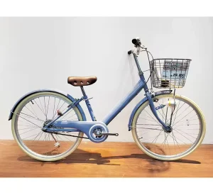 24-Inch Classic Adult Cruiser Bicycle, 6-Speed Men’s Bike with Steel Fork and Aluminum Alloy Rims