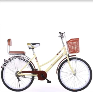 24 Inch 26 Inch City Bicycle Single Speed Cycle For Men And Women Steel Fork Material