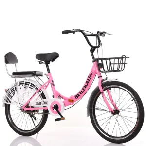 24 Inch City Bike for Women Woman City Bike Single Speed Women’s Bicycle with Basket