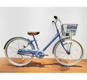 24 Inch Classic Cruiser Bike for Adults 6 Speed Men’s with Steel Fork Aluminum Alloy Rims Bicycle