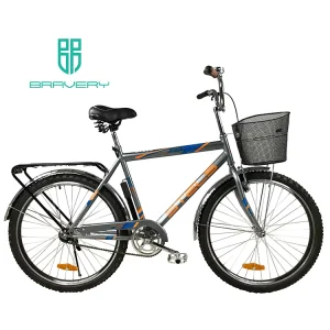 24 Inch Stels Oem Factory Men’s Bike New Model City Bike Adult Bicycle Pedal Brake for Russia Market Belarus Kazakhstan