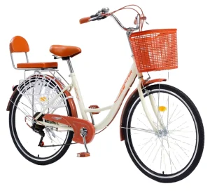24-Inch Women’s Retro Bicycle Adult Lightweight Bicycle