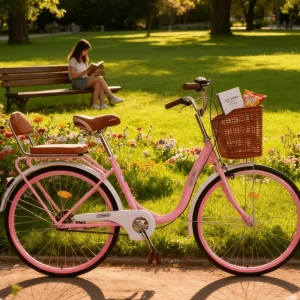 24″ Ladies City Cruiser Bike Dual Seats Urban Commuter Bicycle Bulk Supply