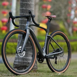 24 Speed Carbon Fiber Gravel Bike 38mm Rim 700*40C Tires Professional Off-road Racing Bicycle