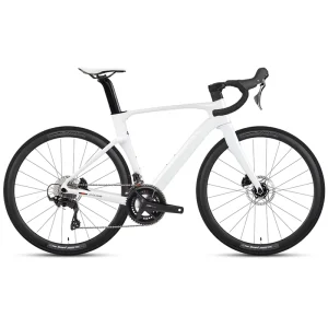 24 Speed Carbon Fiber Road Bike 50mm Wave Carbon Rim Hydraulic Disc Brake Racing Bicycle 700C Aero Road Cycle Sport Bike