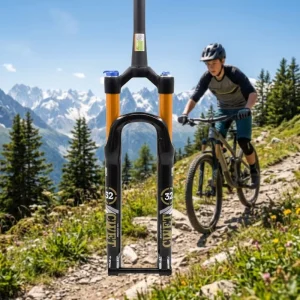 24 inch Mountain Climbing Bicycle with Front Fork for Teenagers 15X100