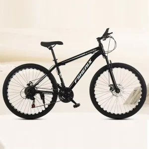 24er Aluminum Alloy Mountain Bike Disc Brake 21-Speed Gears Durable Adult Racing City Commuting Off-Road Adventure