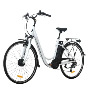 250W 11.2Ah 36V Foldable Electric Hybrid Bicycle, 26-Inch Fat-Tire Off-Road Bike with Rear Rack and Aluminum Frame