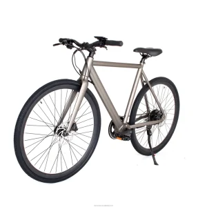250W 350W Electric Hybrid Bicycle, City Road Bike, 8-Speed, Pedal Assist, 700C Adult Electric Bike
