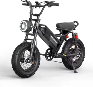 250W Electric 16″ Mountain Bicycle for Kids and Teens Waterproof with Rear Hub Motor and 15Ah Lithium Battery