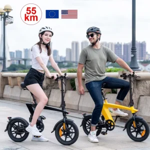 250W Electric Bicycle with Foldable 36V Battery Removable Riding Max Range 45-55km E City Bike