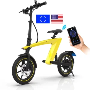 250W Electronic EBike H1 Foldable Folding Adult Electric Bicycle with Digital Display