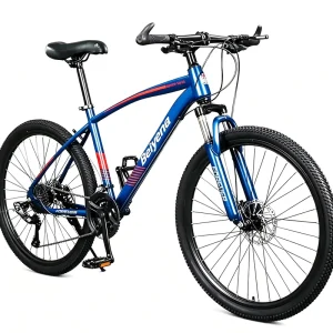 26/27.5-inch Wheel Mountain Bike 21 Speed Fully Cushioned Mountain Bike Adult Men’s Outdoor Mountain Bike
