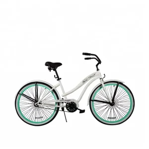 26-Inch Adult Black Beach Cruiser Lowrider Bicycle