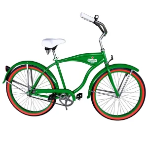 Custom Logo Advertising Beach Bicycle 26 Inch Green Vintage Classic City Bike
