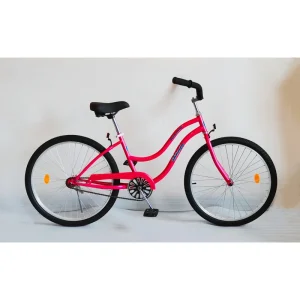 26-Inch Single-Speed Adult Beach Cruiser Aluminum Retro Women’s City Bicycle