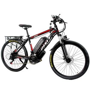 26-Inch Mountain Electric Bicycle, 48V Disc Brakes, Electric Hybrid Bicycle