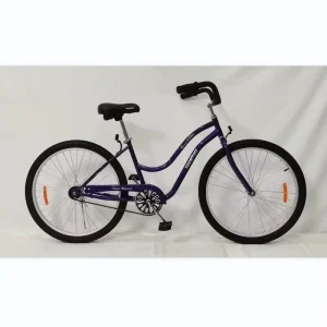 Beach Cruiser Bicycle Frame, 26-Inch Alloy Rims, Beach Bike