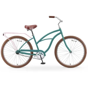 26-Inch Steel Beach Bicycle, Custom Women’s City Bike