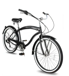 Beautifully Designed Bicycle Cruiser, 26-Inch 7-Speed High-Density Foam Comfortable Saddle Beach Cruiser Bike