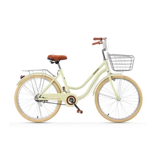 26″ Beach Cruiser Steel Female Bicycle Urban Bikes Lady City Bikes Beach Bicycle Cruiser
