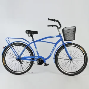 26″ Colorful Men and Women Steel Frame City Beach Cruiser Bicycle Single Speed 26 Inch Beach Cruiser Bike