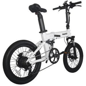 26″ E-Bike 48V 20/23Ah Fat Tire Folding Electric Moped City Bike Lithium Battery Aluminum Alloy Dual Suspension