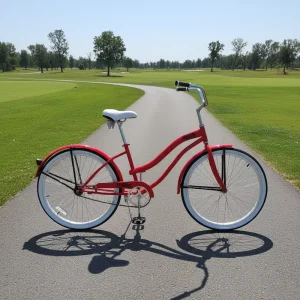 26″ High-carbon Steel 1-Speed Classic Utility City Cruiser Bike for Women Students Load Capacity Daily Campus Use