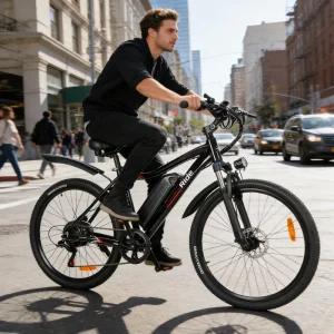 26 Inch 48V 500W Aluminum Alloy Frame High Speed Brushless Motor Electric Mountain Bike for Adults