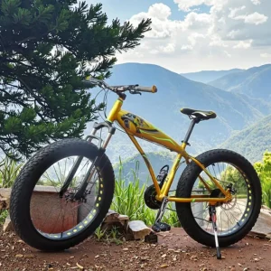 26 Inch Adult 4.0 Fat Tire Mountain Bike Student Shark Snow Cross Country Wide Tire Thick Wheel Steel for Sport