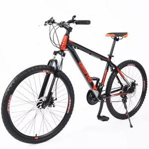 26 Inch Aluminum Alloy Frame Mountain Bike with Steel Suspension Fork 21 Speed Lightweight for Men or Women