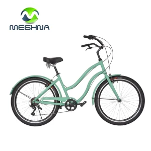 26 Inch Aluminum Frame Beach Cruiser Style Bike Bicycle