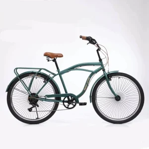 26-Inch Beach Cruiser Bicycle Single Speed Conquer Any Terrain for Beach Riding