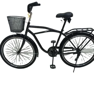 26 Inch Beach Cruiser Steel Female Bicycle Urban Bikes Lady City Bikes Men Beach Bicycle Cruiser