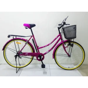 26 Inch Comfort Women’s Bike Single Speed MTB with Steel Fork Brake Line Braking System