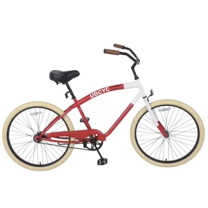 26 Inch Cruiser Bike Bicycle for Men CE USA Single Speed Beach Cruiser