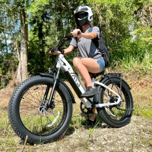 26 Inch Fat Tire City Off Road Commuter Multi Purpose E Bike 48V for Adults Electric Bike Women