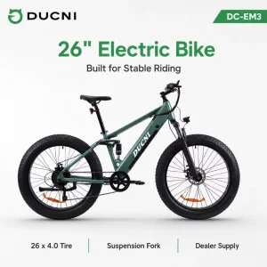 26 Inch Fat Tire Electric Bike 36V 350W 7 Speed Outdoor E bike