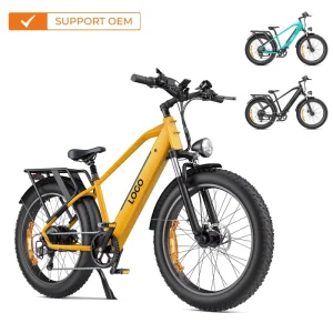 26 Inch Fat Tire Electric Bike Adult Shimano 7 Speed Electric Bicycle Mountain Ebike Bicicleta Electrica Montana Velo Electrique